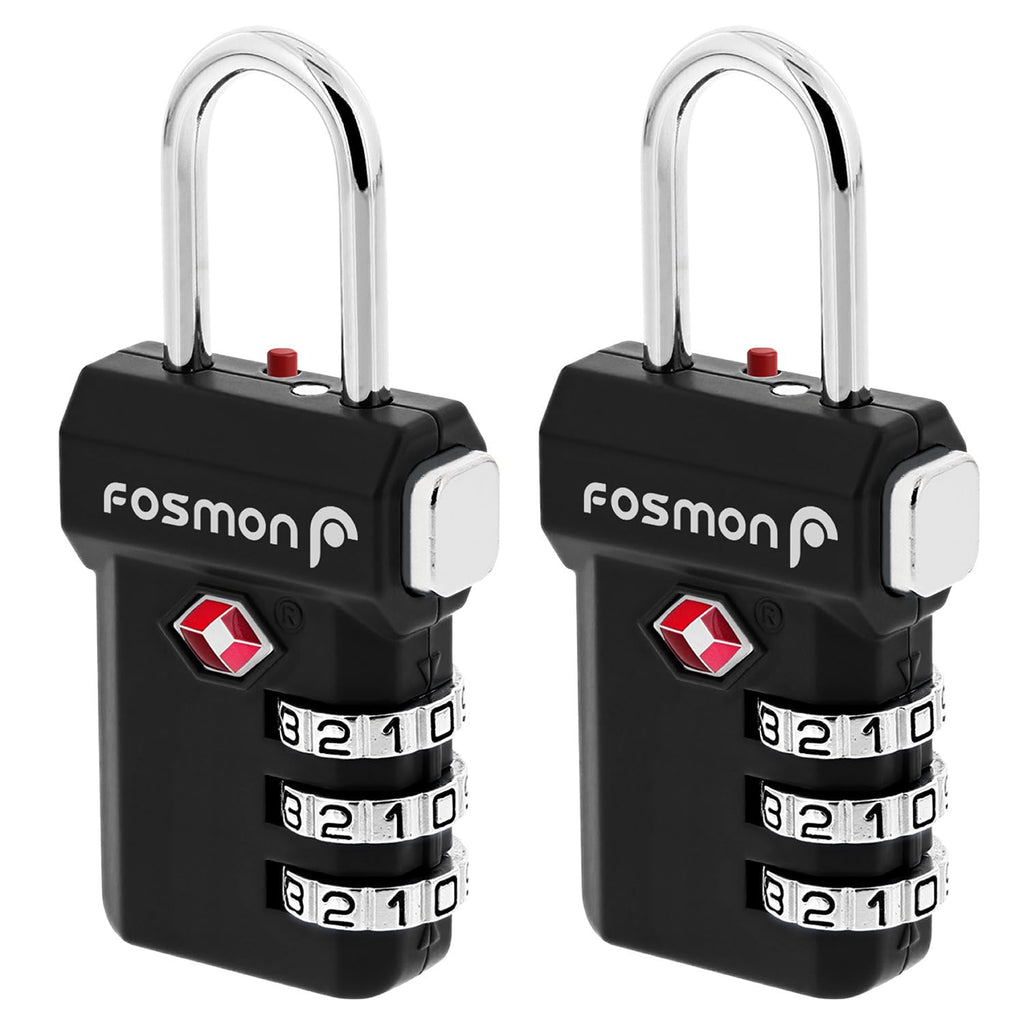 TSA-Approved Combination Locks — 2 Pack
