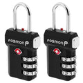TSA-Approved Combination Locks — 2 Pack