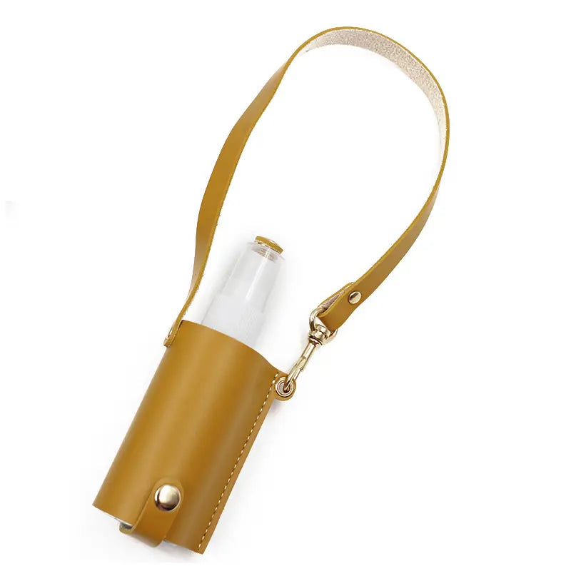 Portable Leather Keychain for 60ml Hand Sanitizer