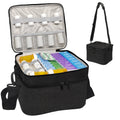 Travel Medicine Organizer Bag — Black