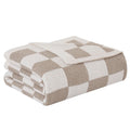 Cozy Travel Throw Blanket — Khaki