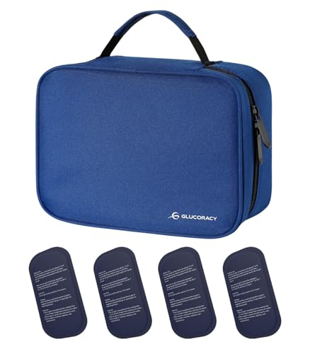 Insulated Medication Travel Case — Blue